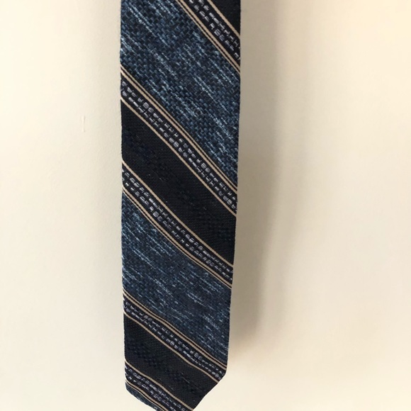 💜 Men’s Neck Tie Blue Jerry Leonard Big/Tall - Picture 2 of 3
